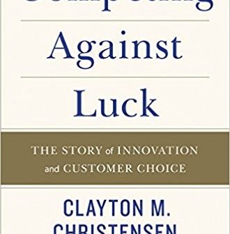 Competing Against Luck book cover