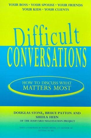 Difficult Conversations book cover