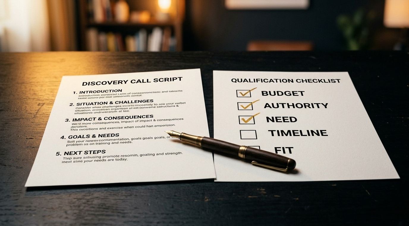 Discovery Call Script & Qualification Checklist for Coaches