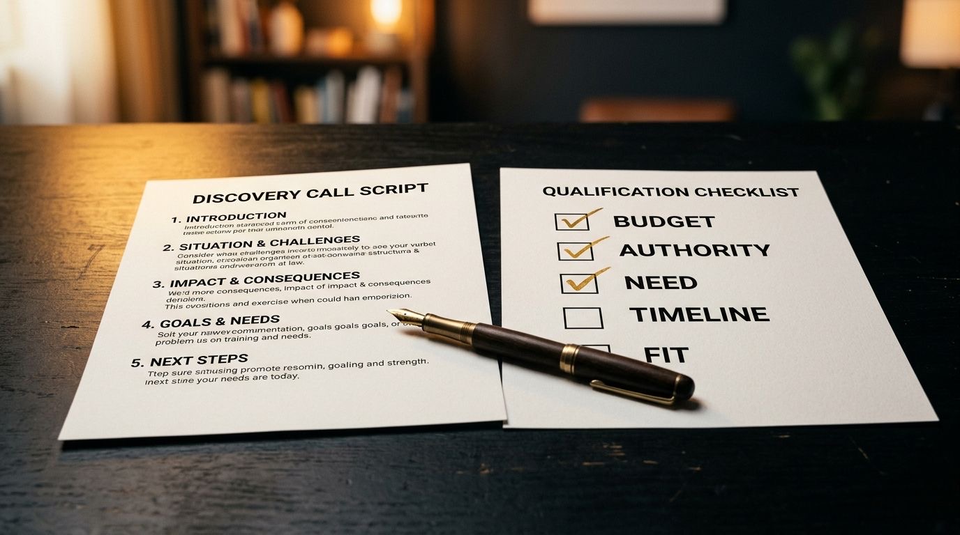 Discovery Call Script & Qualification Checklist for Coaches