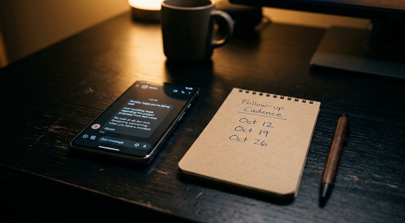 How to follow up without sounding desperate as a new coach