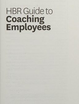 HBR Guide to Coaching Employees book cover