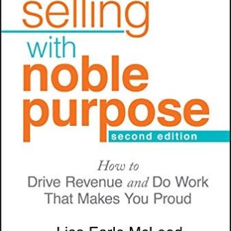 Selling with Noble Purpose book cover