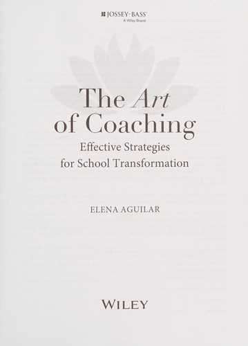 The Art of Coaching book cover