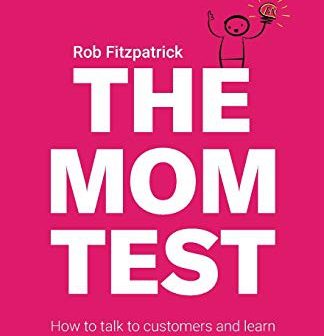 The Mom Test book cover