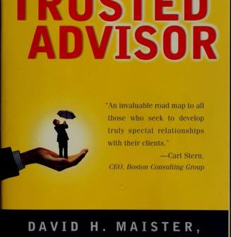The Trusted Advisor book cover