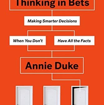 Thinking in Bets book cover